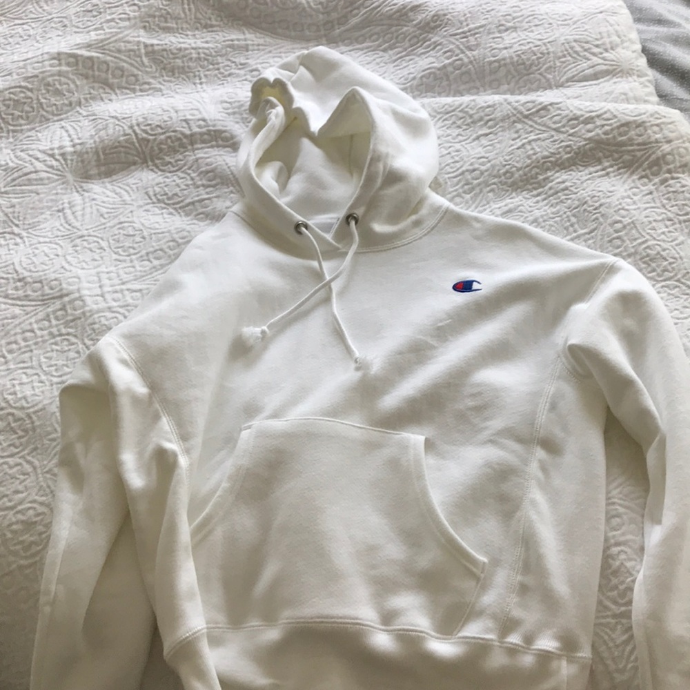 white champion hoodie